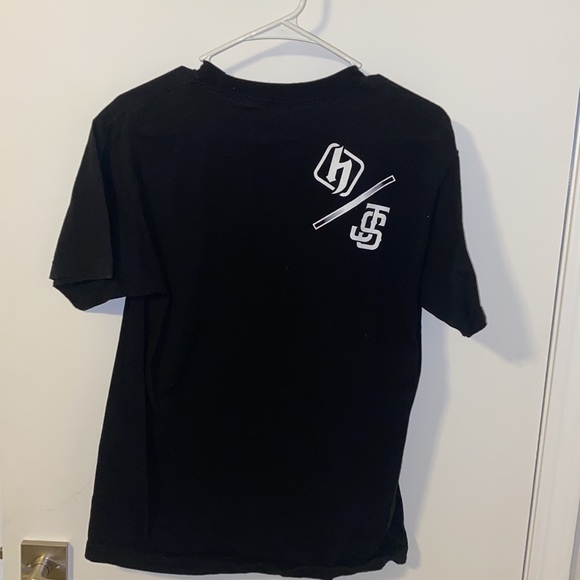 Black and white hostility no new friends shirt - Picture 2 of 3